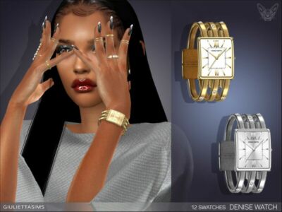 Denise Watch By Feyona Sims 4 CC