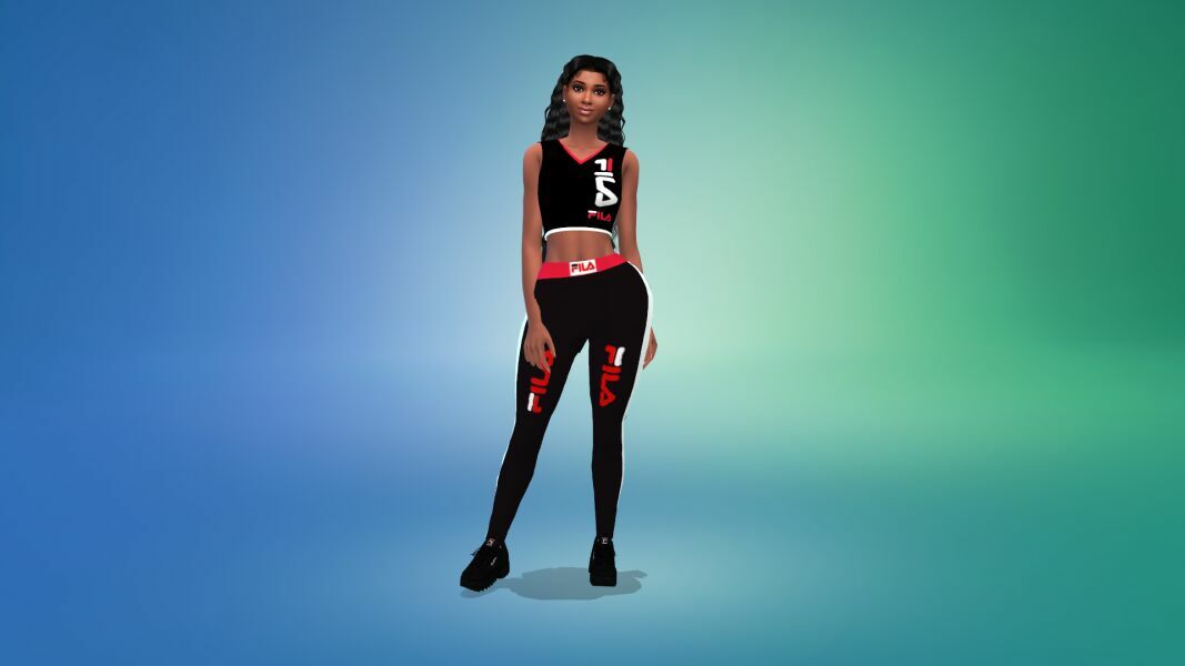 sims 4 cc designers athletic top tights set by vtk 10