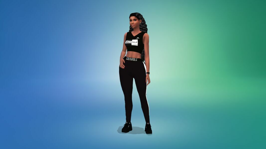 sims 4 cc designers athletic top tights set by vtk 11