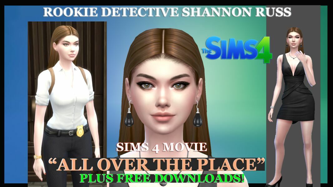 Detective Shannon Russ By VTK Sims 4 CC