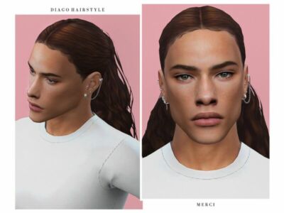 Diago Hairstyle By ‘-Merci- Sims 4 CC