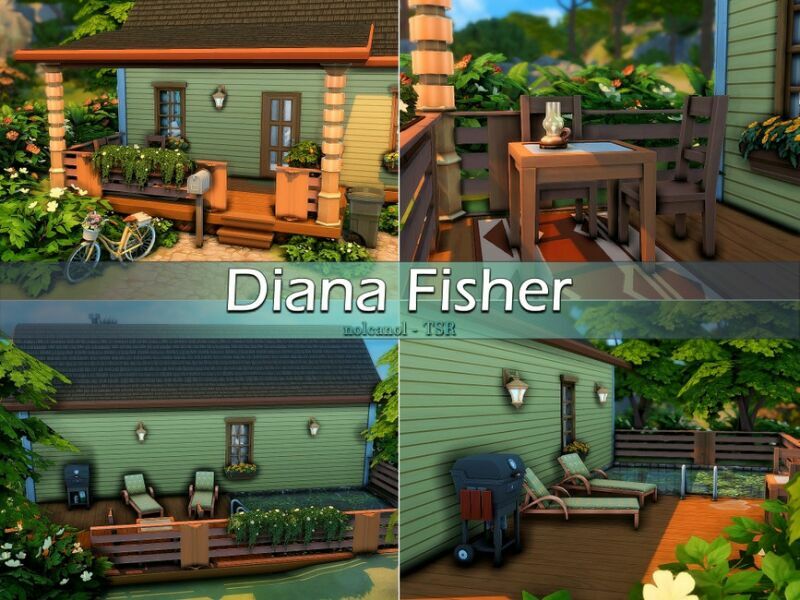 sims 4 cc diana fisher no cc by nolcanol 2