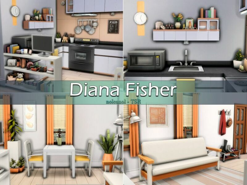 sims 4 cc diana fisher no cc by nolcanol 3