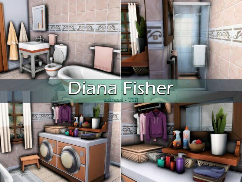 sims 4 cc diana fisher no cc by nolcanol 4