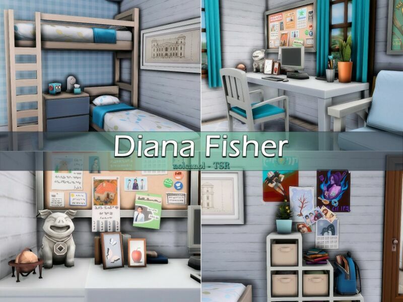 sims 4 cc diana fisher no cc by nolcanol 5