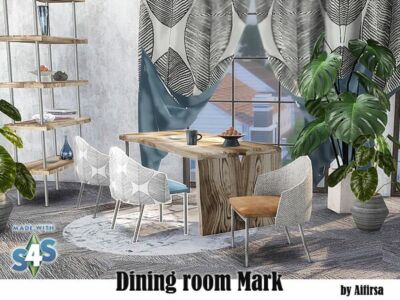 Dining Room Mark By Aifirsa Sims 4 CC