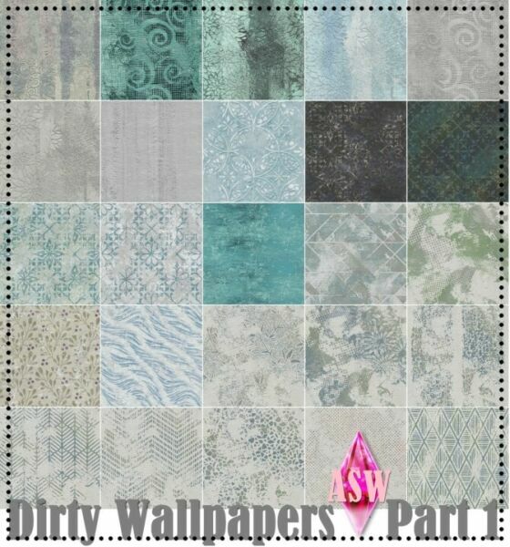 Dirty Wallpapers Part 1 Sims 4 CC