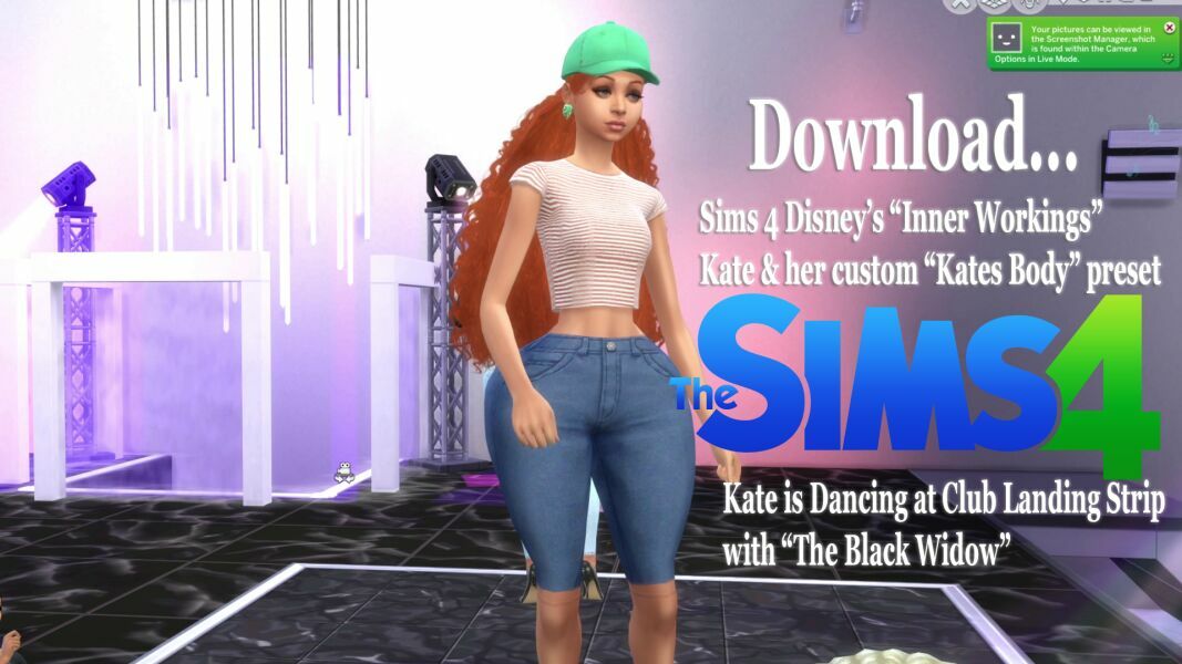 sims 4 cc disneys kate from inner workings her custom body preset free download by vtk 2