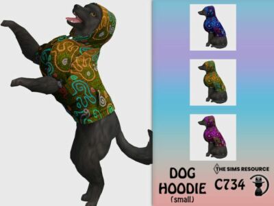 DOG Hoodie C734 By Turksimmer Sims 4 CC