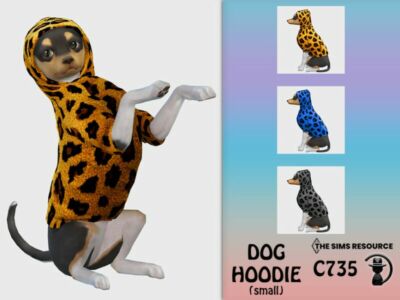 DOG Hoodie C735 By Turksimmer Sims 4 CC