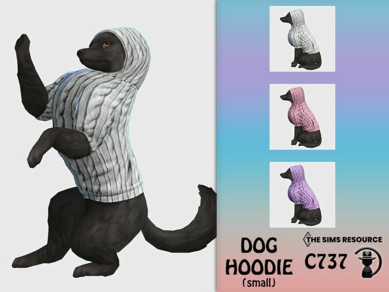 DOG Hoodie C737 By Turksimmer Sims 4 CC