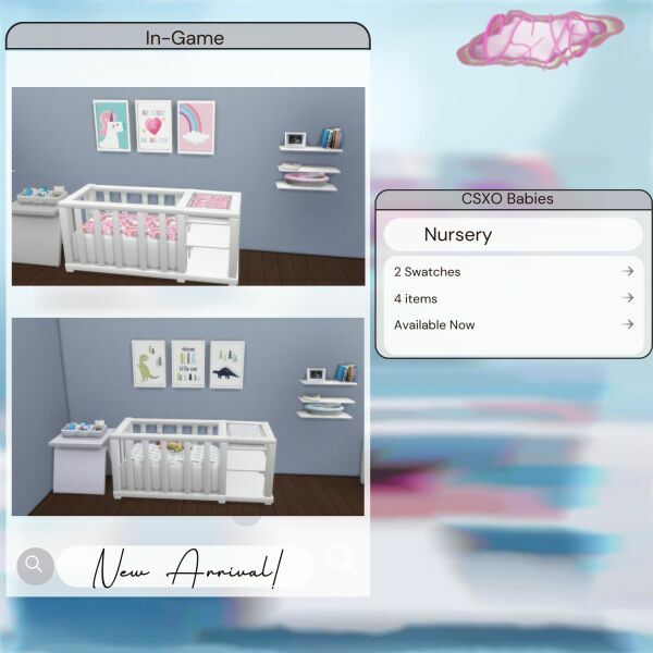 sims 4 cc dreamer nursery 🍼 3