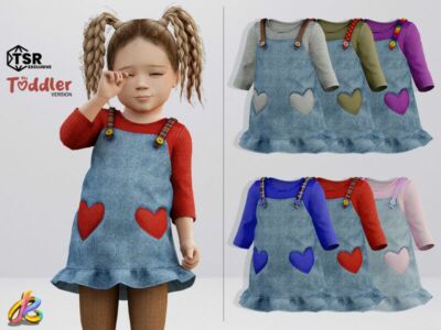 Dress 264 -Toddler Version Sims 4 CC