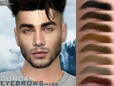 Duncan Eyebrows N124 [Patreon] By Magichand Sims 4 CC