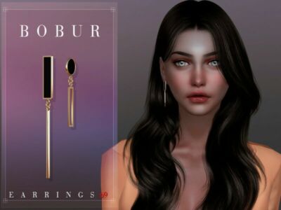 Earrings 69 By Bobur3 Sims 4 CC