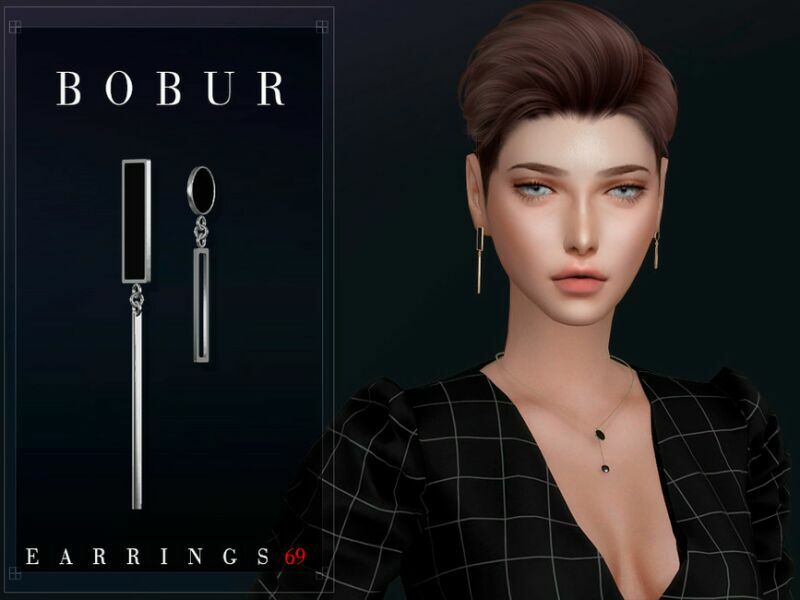 sims 4 cc earrings 69 by bobur3 2