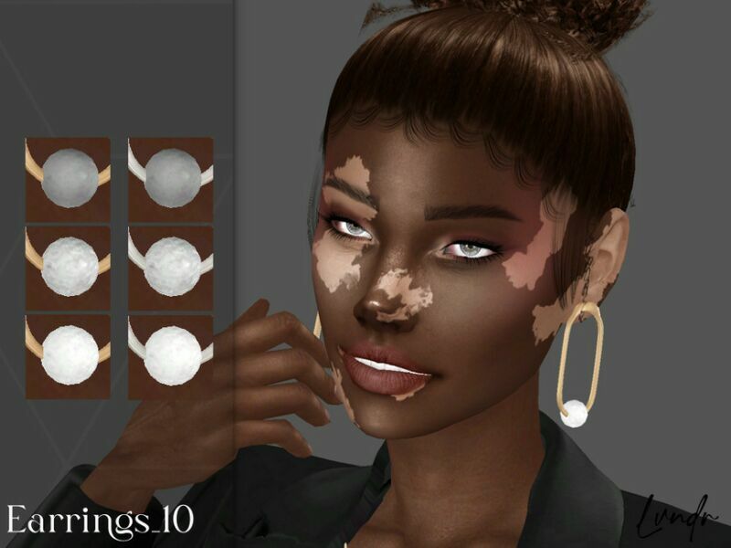 Earrings_10 By Lvndrcc Sims 4 CC