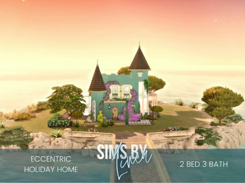 Eccentric Holiday Home By Simsbylinea Sims 4 CC