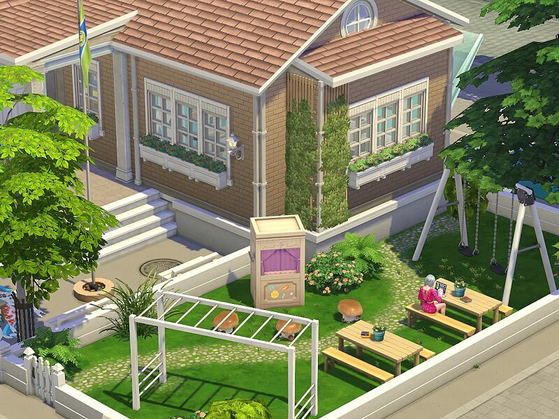 sims 4 cc elementary school no cc by flubs79 2