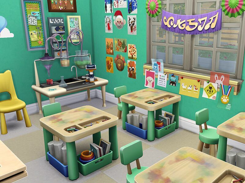 sims 4 cc elementary school no cc by flubs79 5