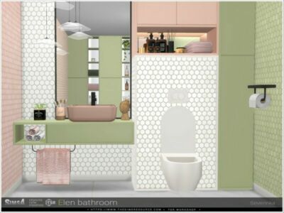 Elen Bathroom By Severinka_ Sims 4 CC