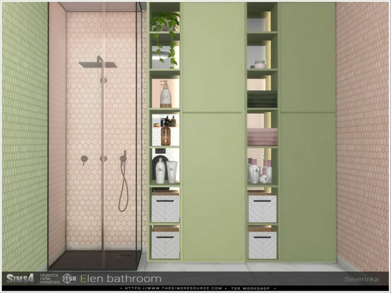 sims 4 cc elen bathroom by severinka 2