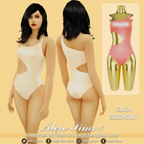 Elisa Bodysuit Sims 4 CC