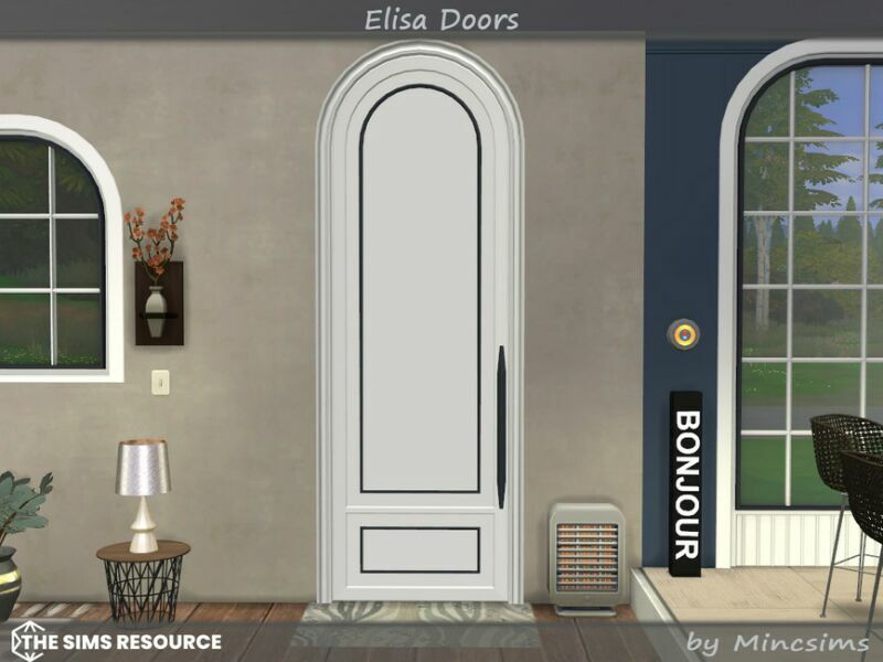 sims 4 cc elisa doors by mincsims 4