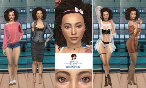 Elsie Martinez By Bonita Sims 4 CC