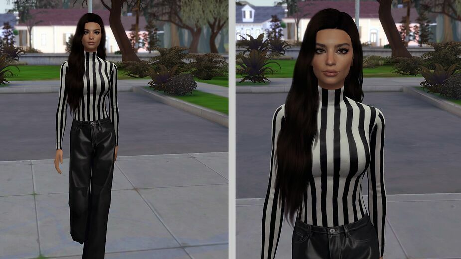 sims 4 cc emily ratajkowski in facemask tray 2