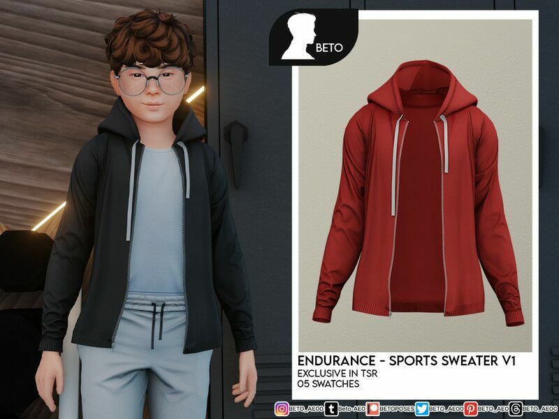 Endurance (TOP V1 – Child Version) Sims 4 CC