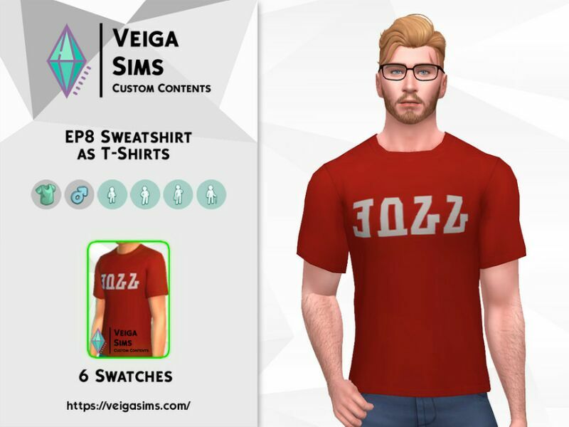 sims 4 cc ep8 sweatshirt as shirts 3