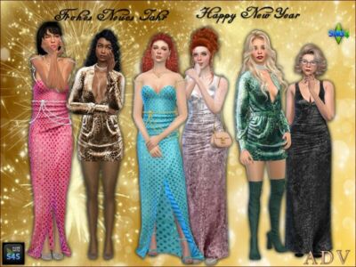 Evening Dresses Sims 4 CC