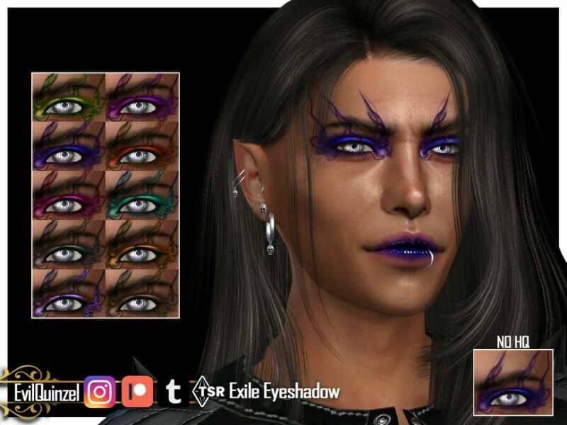 Exile Eyeshadow By Evilquinzel Sims 4 CC