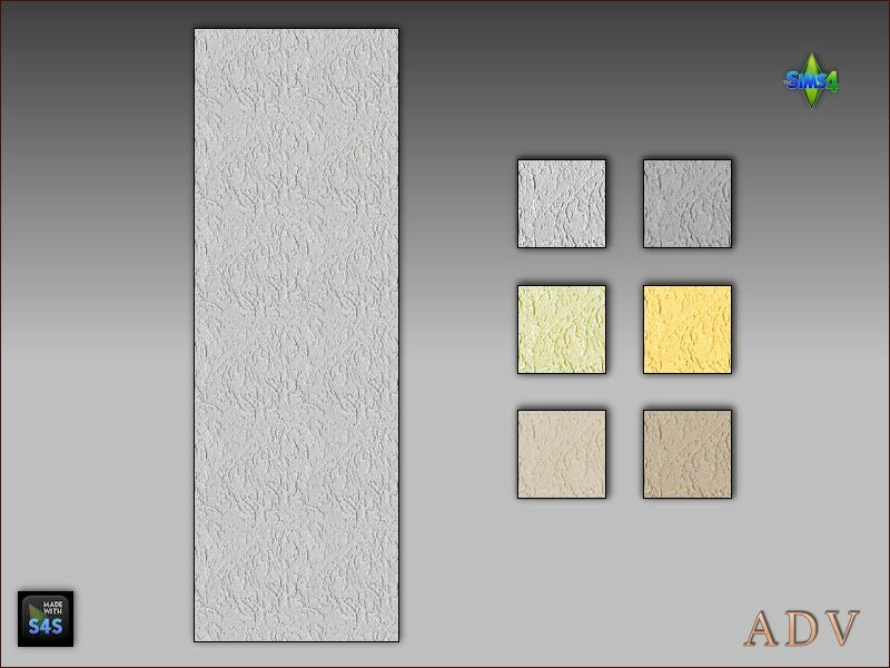 sims 4 cc exterior plaster walls 4