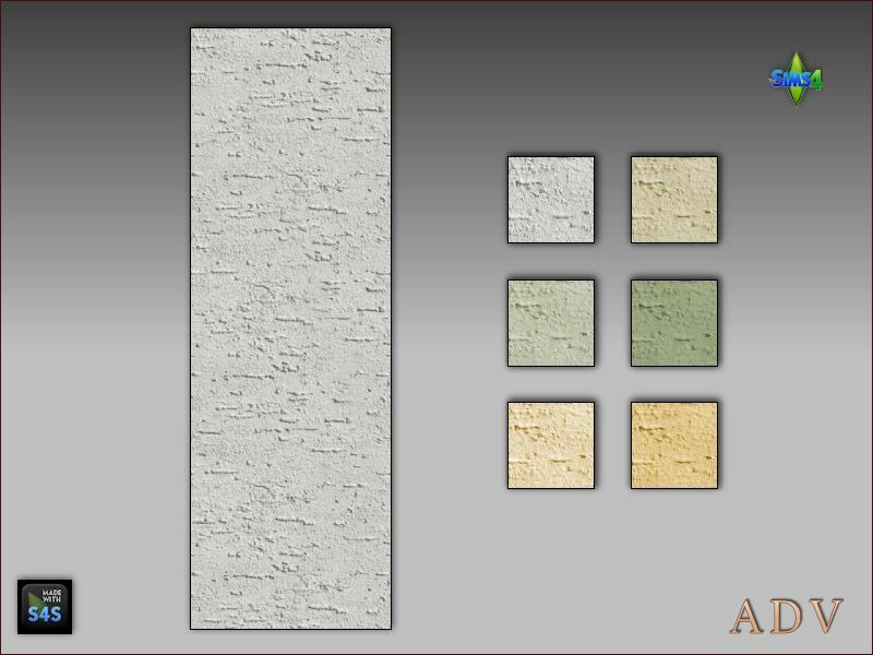 sims 4 cc exterior plaster walls 5