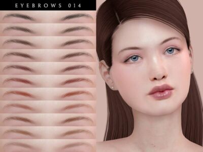 Eyebrows 014 By Lutessasims Sims 4 CC