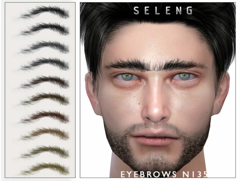 Eyebrows N135 By Seleng Sims 4 CC