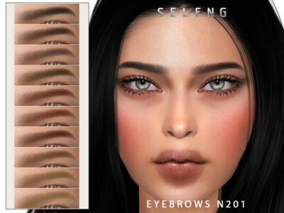 Eyebrows N201 By Seleng Sims 4 CC