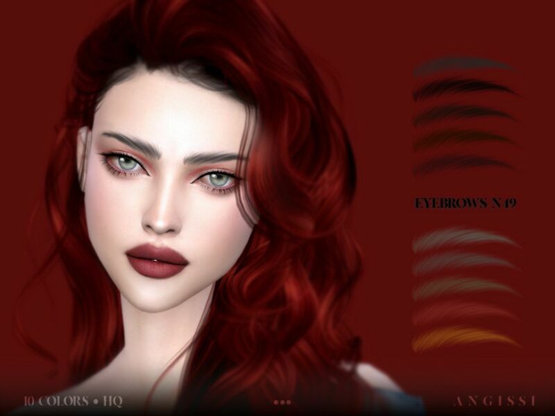 Eyebrows-N49 By Angissi Sims 4 CC