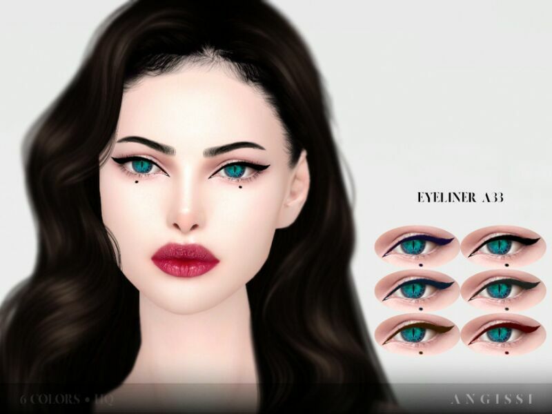 Eyeliner A33 By Angissi Sims 4 CC