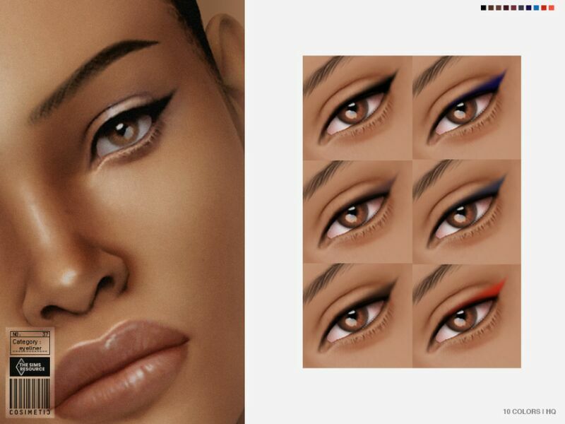 Eyeliner | N37 By Cosimetic Sims 4 CC Download