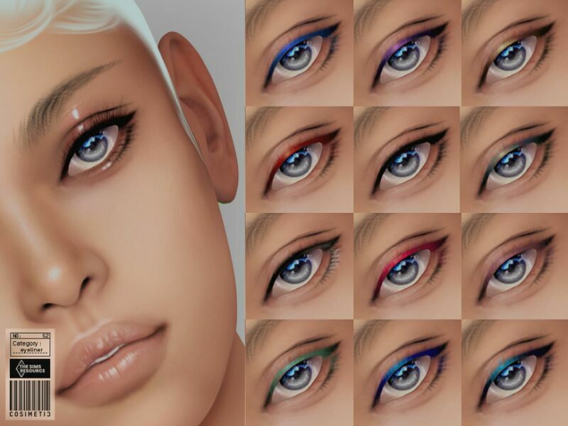 Eyeliner | N52 By Cosimetic Sims 4 CC