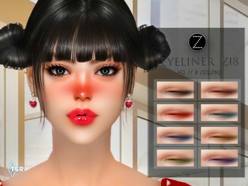 Eyeliner Z18 By Zenx Sims 4 CC