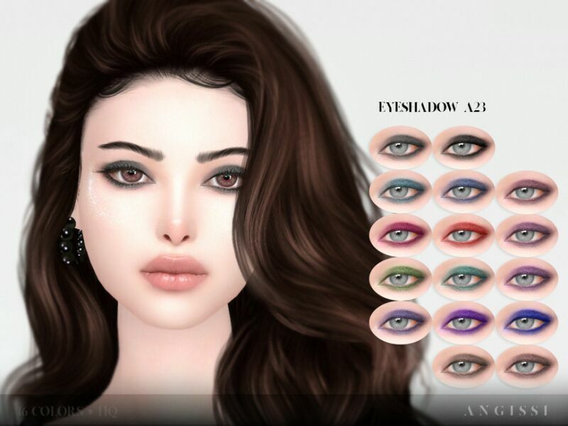 Eyeshadow A23 By Angissi Sims 4 CC