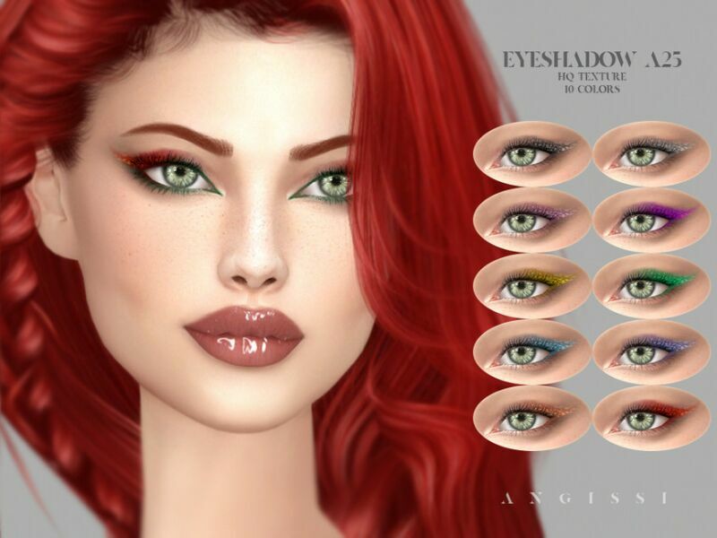 Eyeshadow A25 By Angissi Sims 4 CC