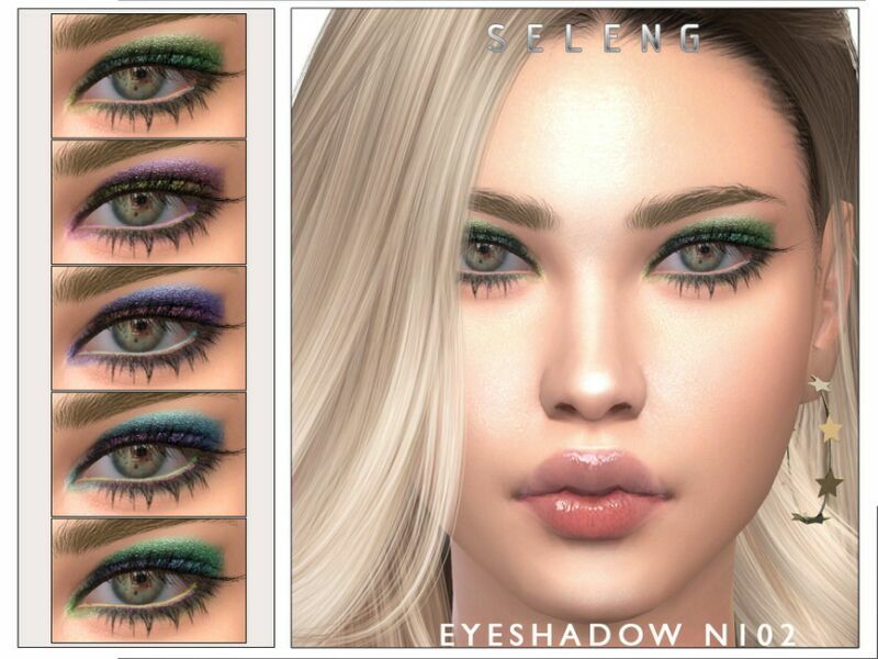 Eyeshadow N102 By Seleng Sims 4 CC