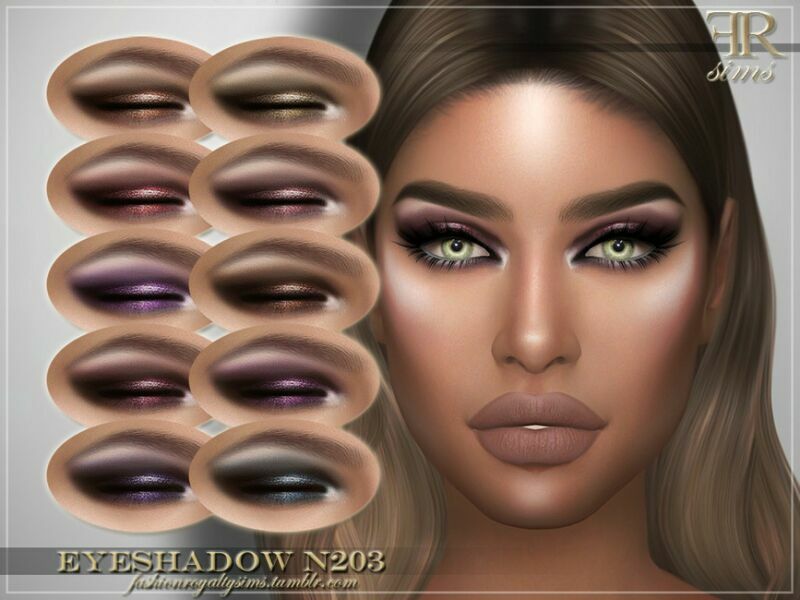 Eyeshadow N203 By Fashionroyaltysims Sims 4 CC