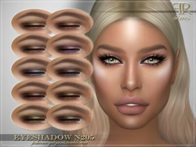 Eyeshadow N205 By Fashionroyaltysims Sims 4 CC