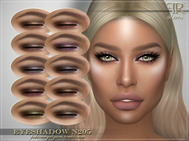 Eyeshadow N205 By Fashionroyaltysims Sims 4 CC